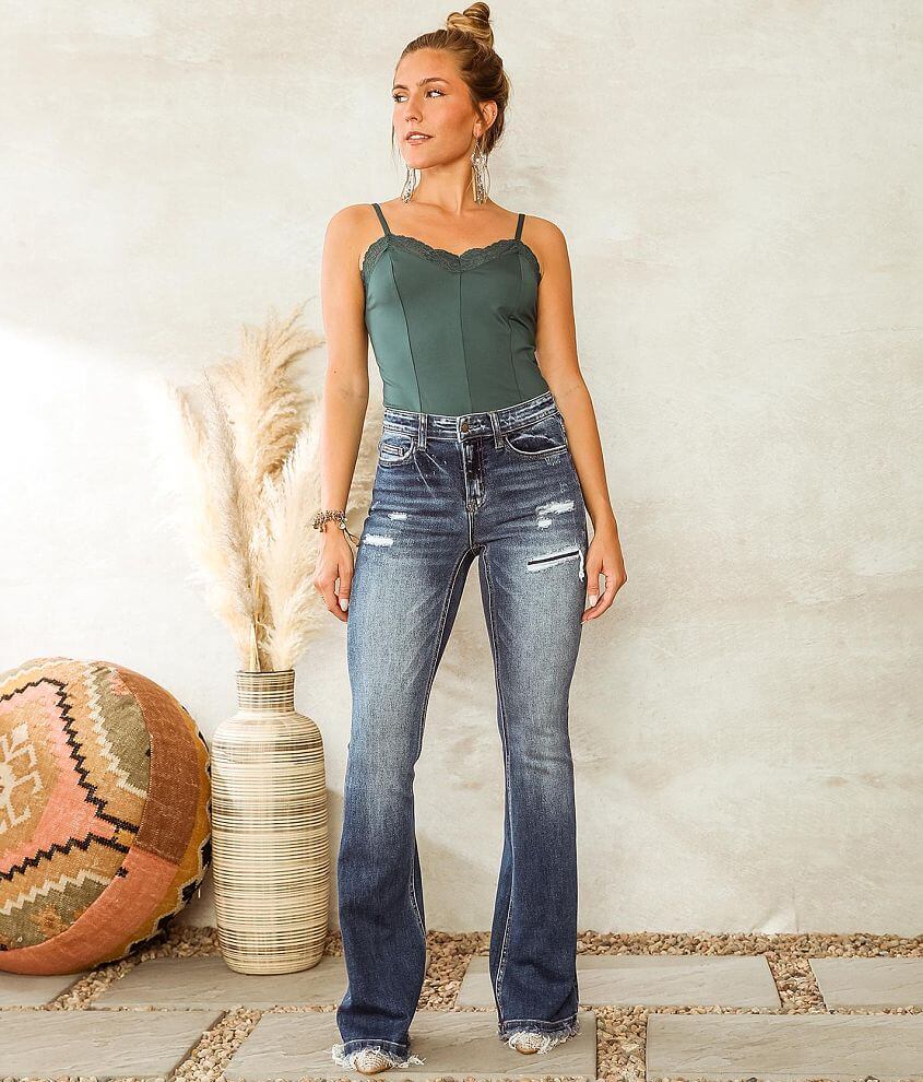 Hudson Mid-Rise Flare Stretch Jean