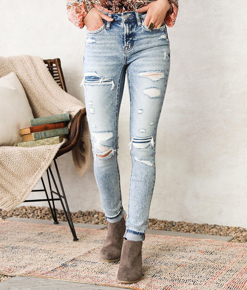 Bridge by GLY Hudson Mid-Rise Skinny Stretch Jean front view