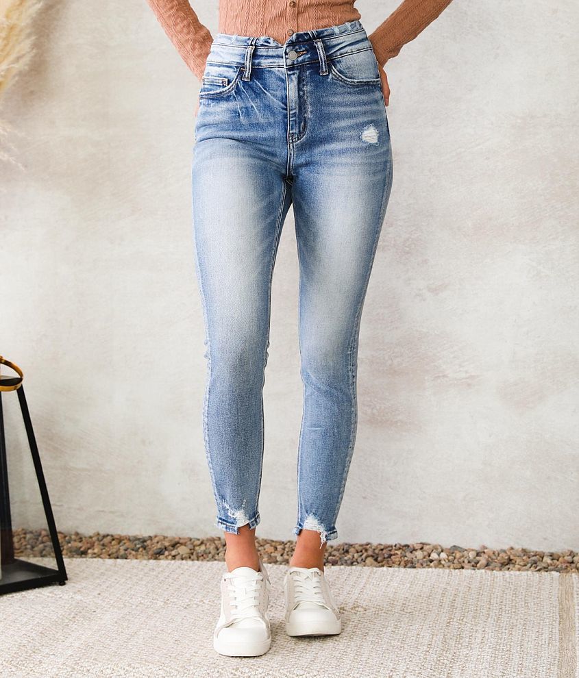 Bridge by GLY Taylor Ultra High Ankle Skinny Jean front view
