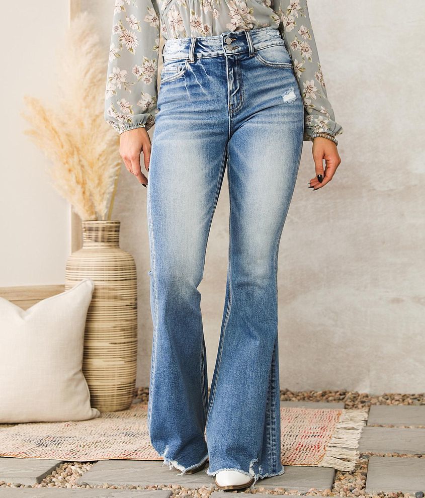 Bridge by GLY Taylor Ultra High Super Flare Jean front view
