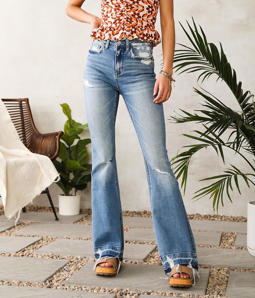 Bridge by GLY Elliott High Rise Flare Stretch Jean front view