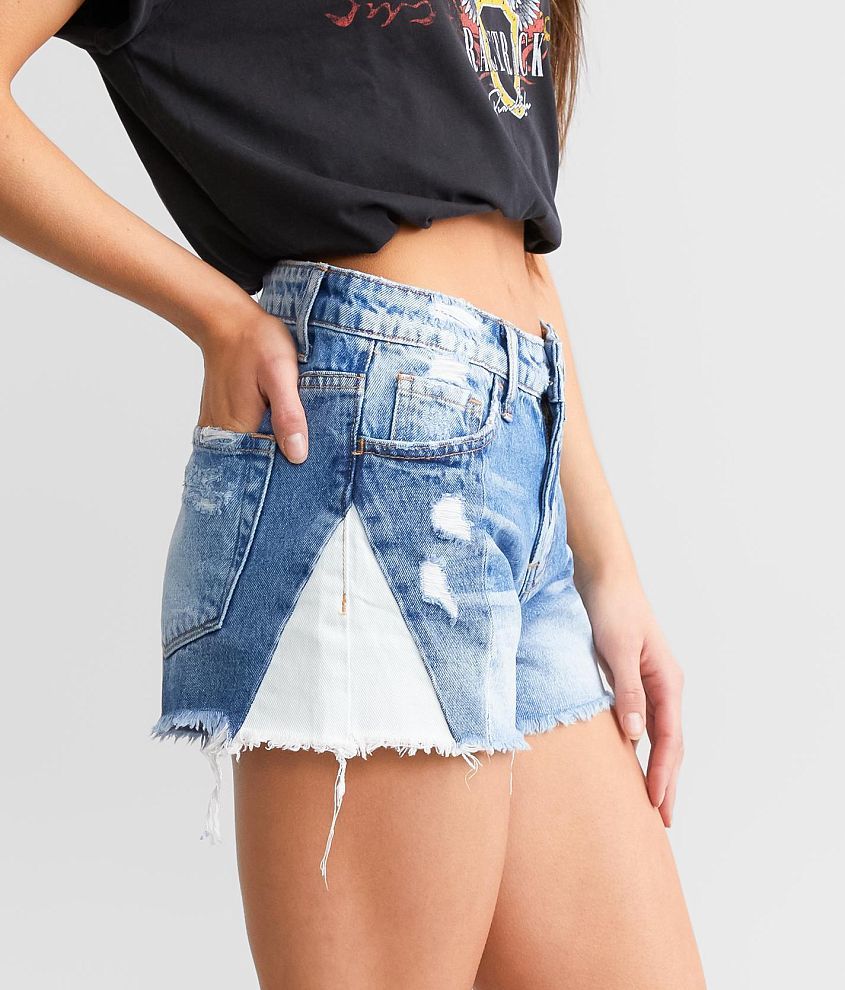 Elliott High Rise Pieced Short