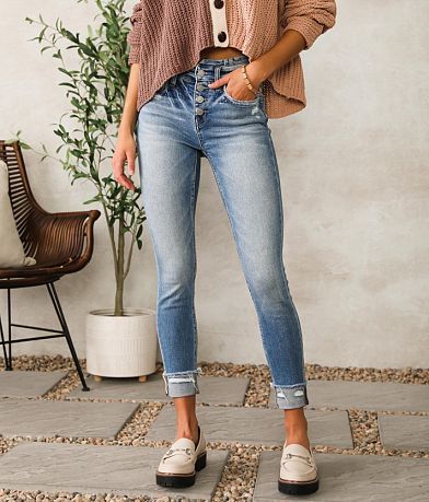 Bridge by GLY Elliott High Rise Ankle Skinny Jean front view
