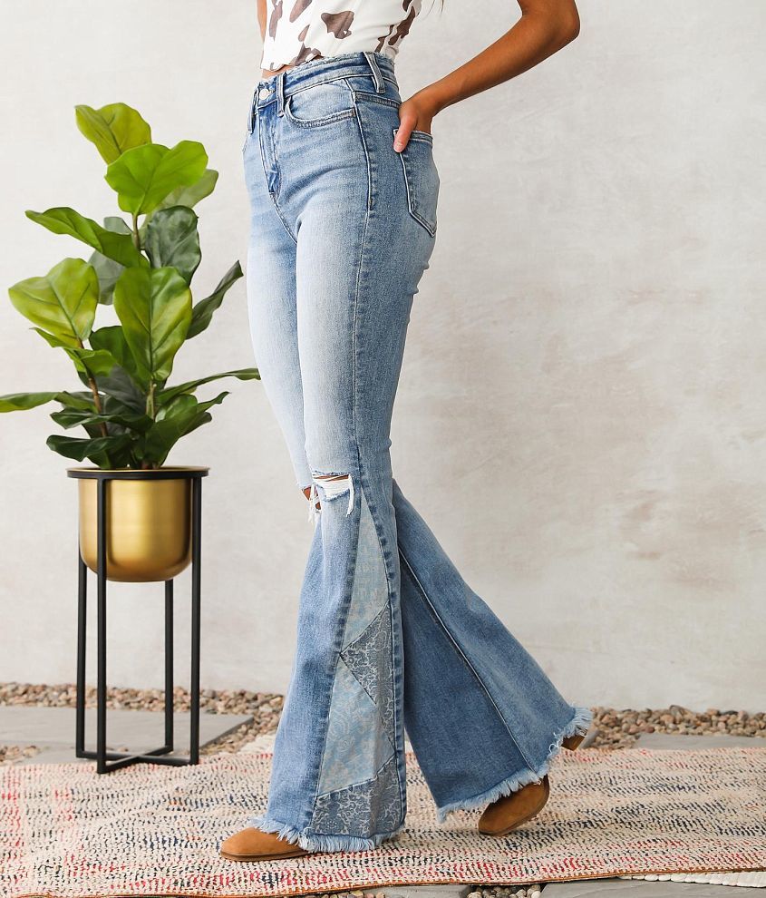 Bridge by GLY Taylor Ultra High Super Flare Jean front view