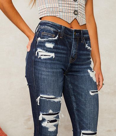 Flying Monkey Mid-Rise Skinny Stretch Jean misc detail 1 view