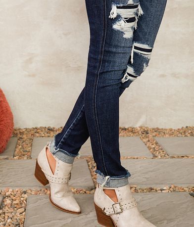 Flying Monkey Mid-Rise Skinny Stretch Jean misc detail 2 view