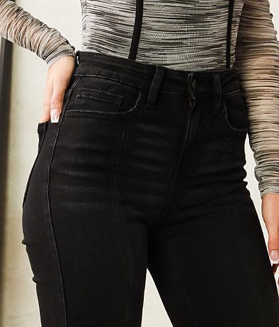 Flying Monkey High Rise Split Flare Stretch Jean misc detail 1 view