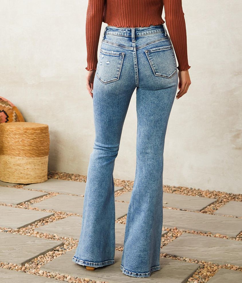 High Rise Super Flare Stretch Jean
