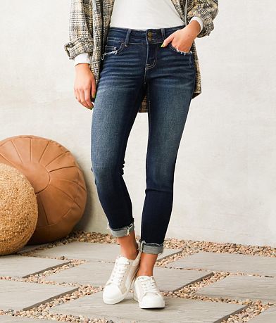 Flying Monkey Low Rise Ankle Skinny Stretch Jean full left side view