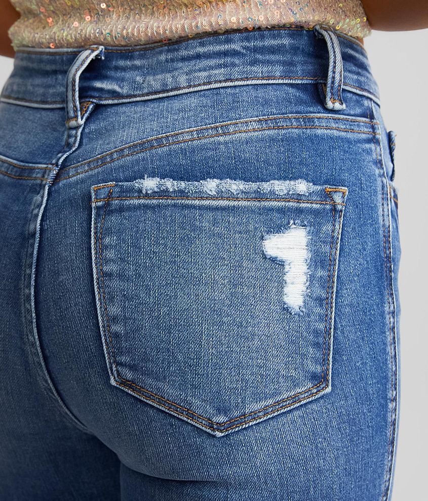 High Rise Cropped Flare Stretch Jean - thumbnail 3