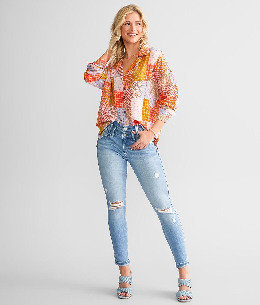 High Rise Ankle Skinny Stretch Jean - thumbnail 6
