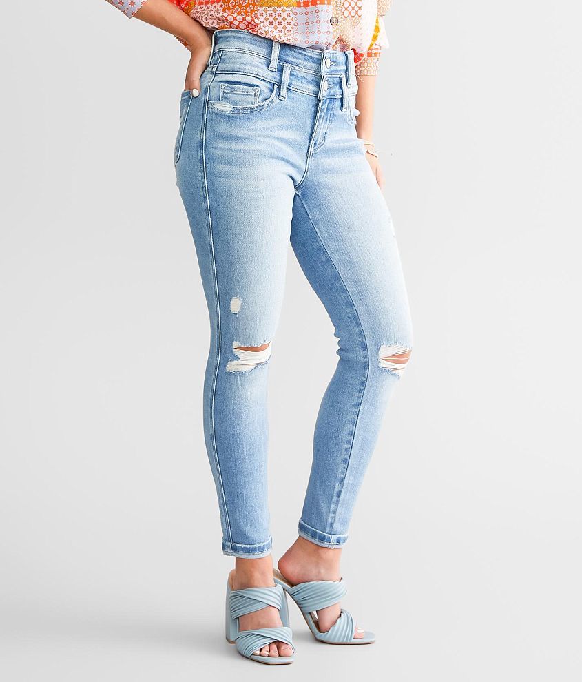 High Rise Ankle Skinny Stretch Jean - thumbnail 2