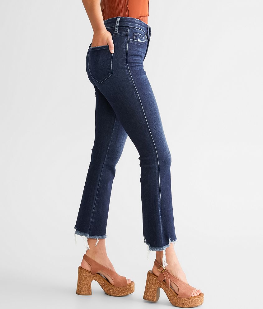 High Rise Cropped Flare Stretch Jean - thumbnail 3