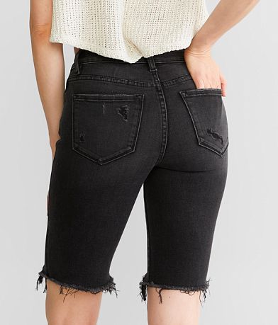 Flying Monkey High Rise Bermuda Stretch Short back view