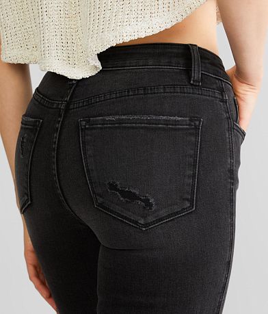 Flying Monkey High Rise Bermuda Stretch Short back pocket view
