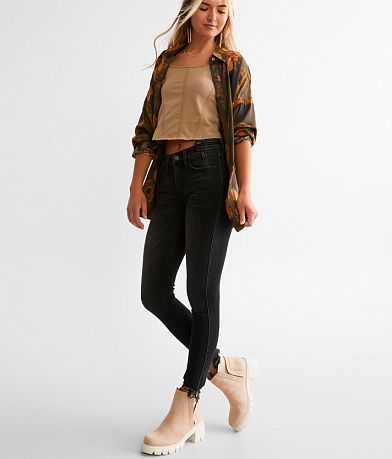 Flying Monkey Mid-Rise Ankle Skinny Stretch Jean front view