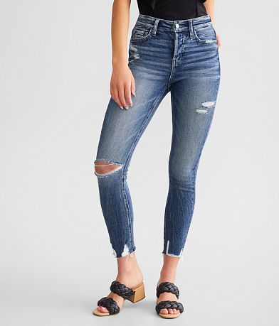 Flying Monkey High Rise Ankle Skinny Stretch Jean front view