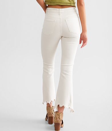 Flying Monkey High Rise Cropped Flare Stretch Jean back view