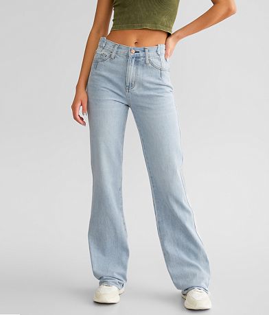 Flying Monkey High Rise Wide Leg Jean front view