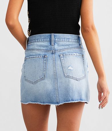 Flying Monkey Denim Mini Skirt BACK