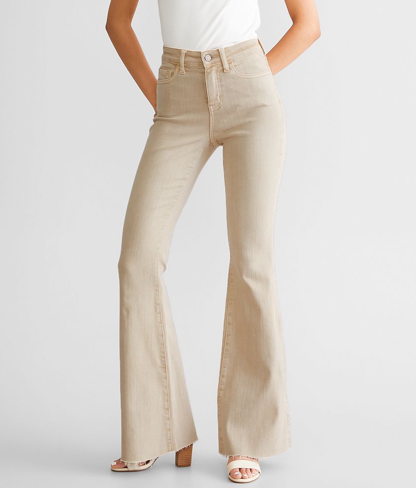 Flying Monkey High Rise Flare Stretch Pant front view