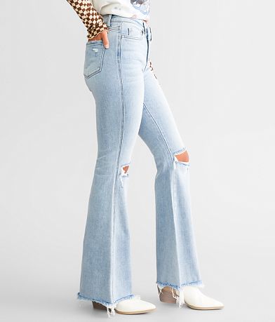Flying Monkey High Rise Flare Stretch Jean full right side view
