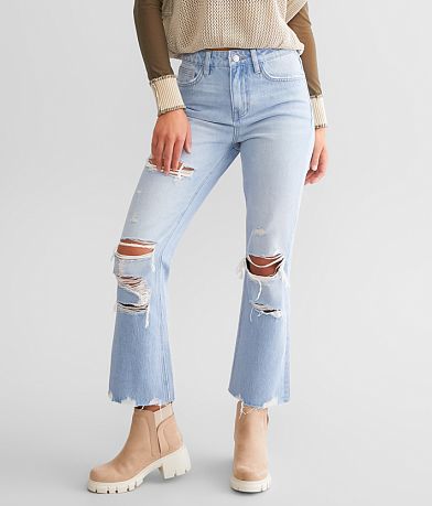 Flying Monkey Vintage Cropped Straight Jean front view