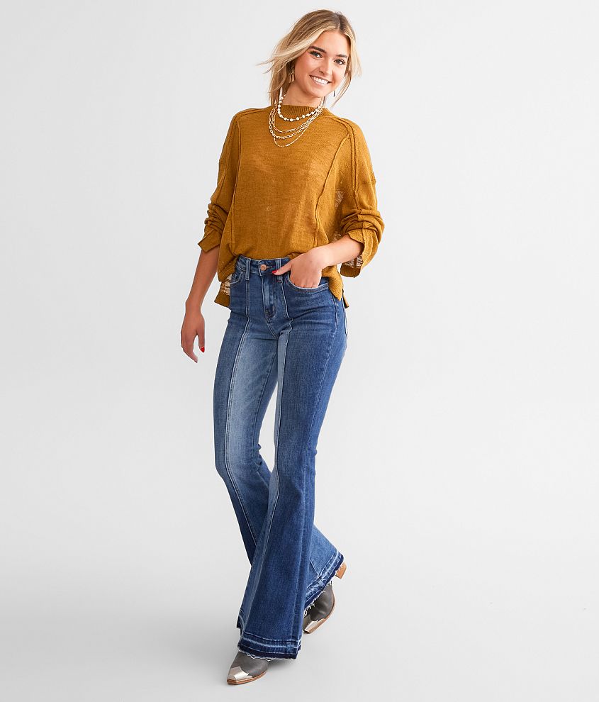 High Rise Super Flare Stretch Jean