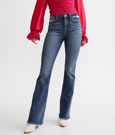 Flying Monkey Mid-Rise Flare Stretch Jean - Women's Jeans in Vail