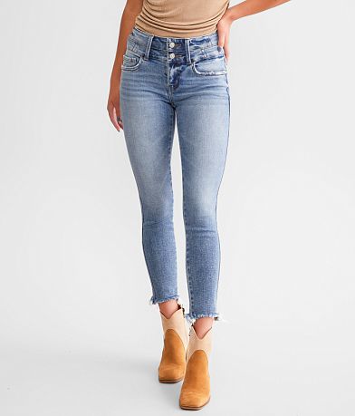 Bridge by GLY London Low Rise Ankle Skinny Jean - Women's Jeans in Picasso  Terry