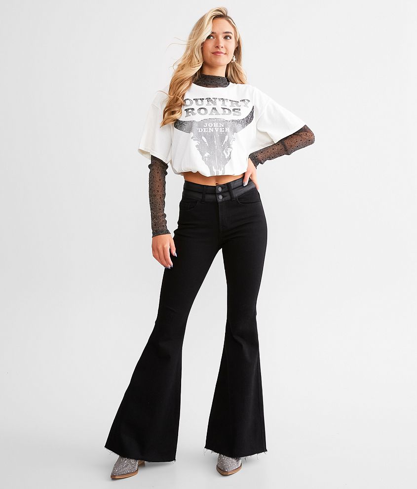 High Rise Super Flare Stretch Jean