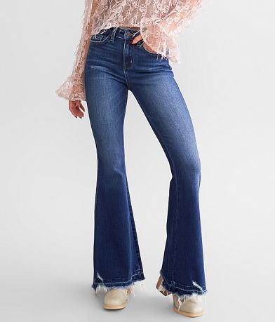 LiGooLif Womens Bell Bottom Jeans for Women Classic High Waisted