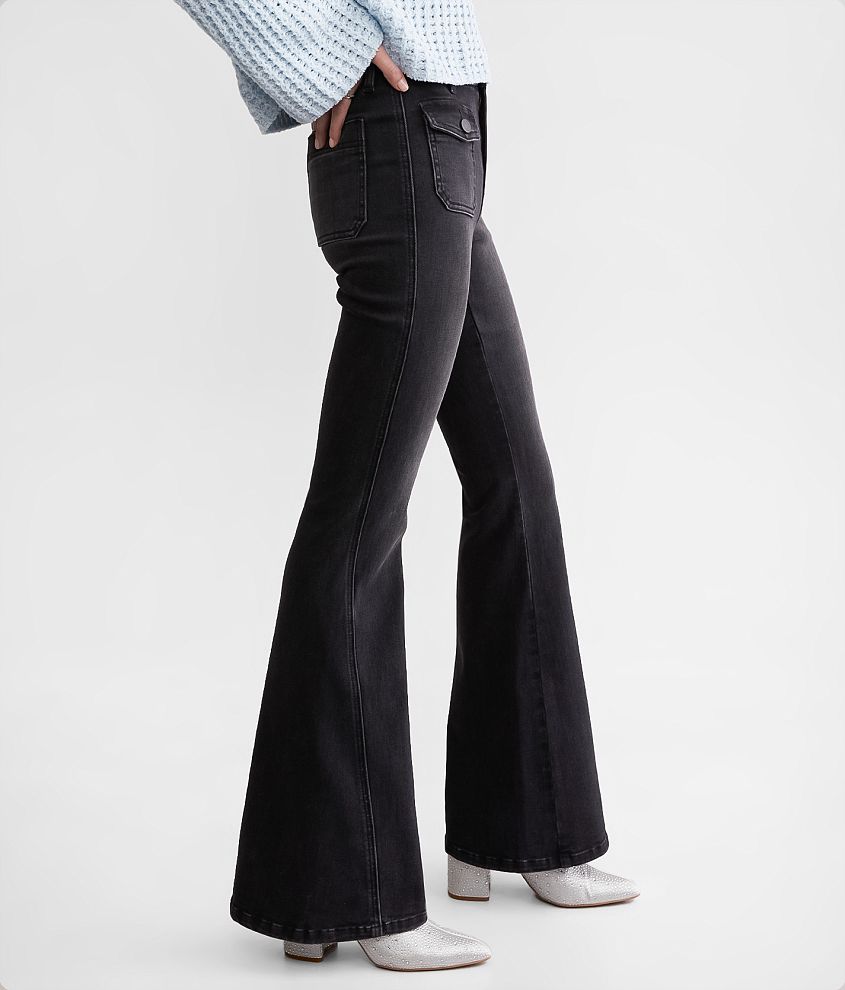 High Rise Flare Stretch Jean