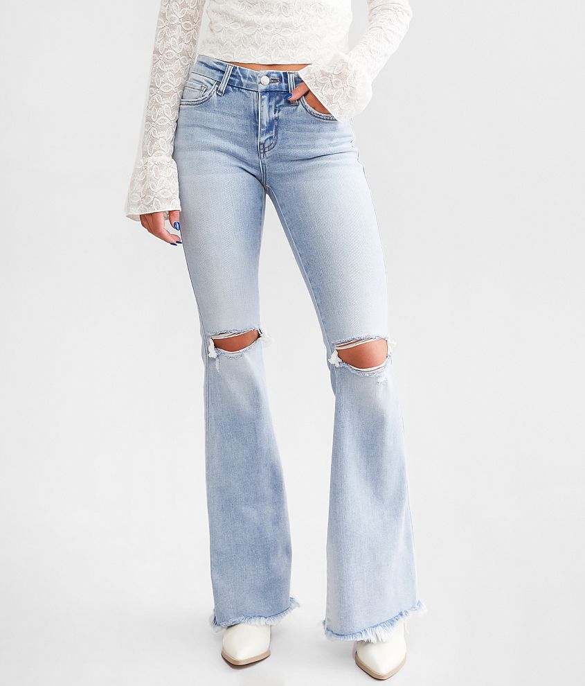 Flying Monkey Mid-Rise Flare Stretch Jean