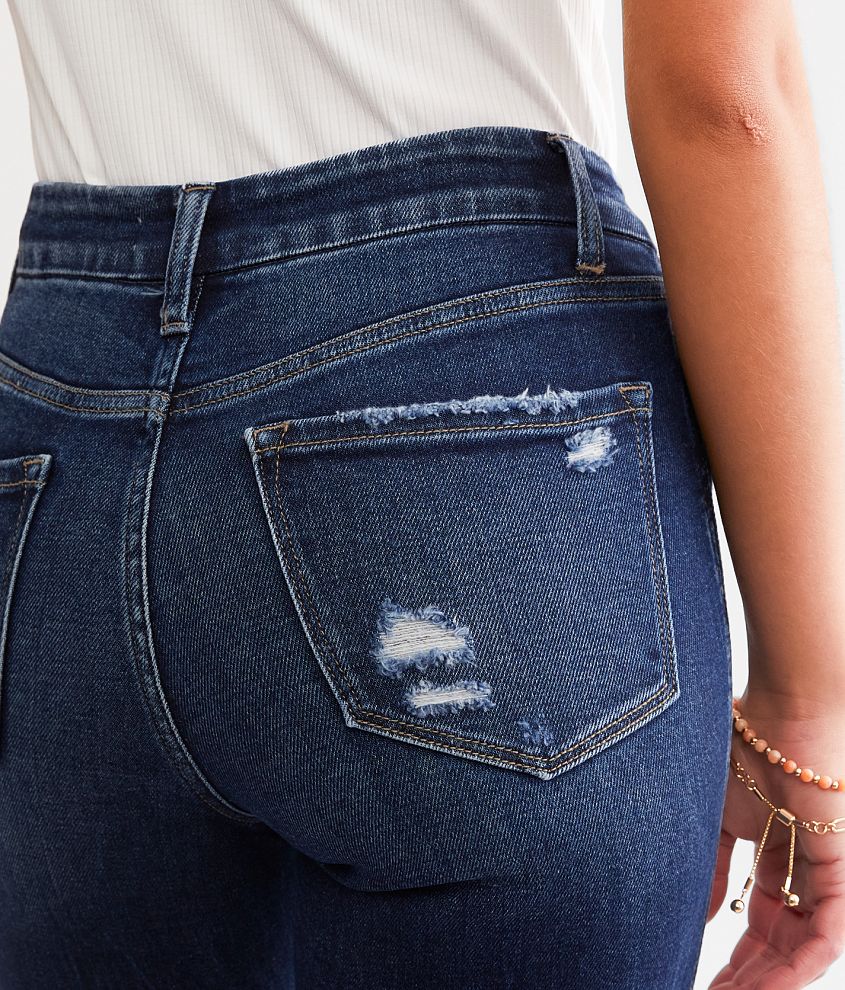 Mid-Rise Flare Stretch Jean