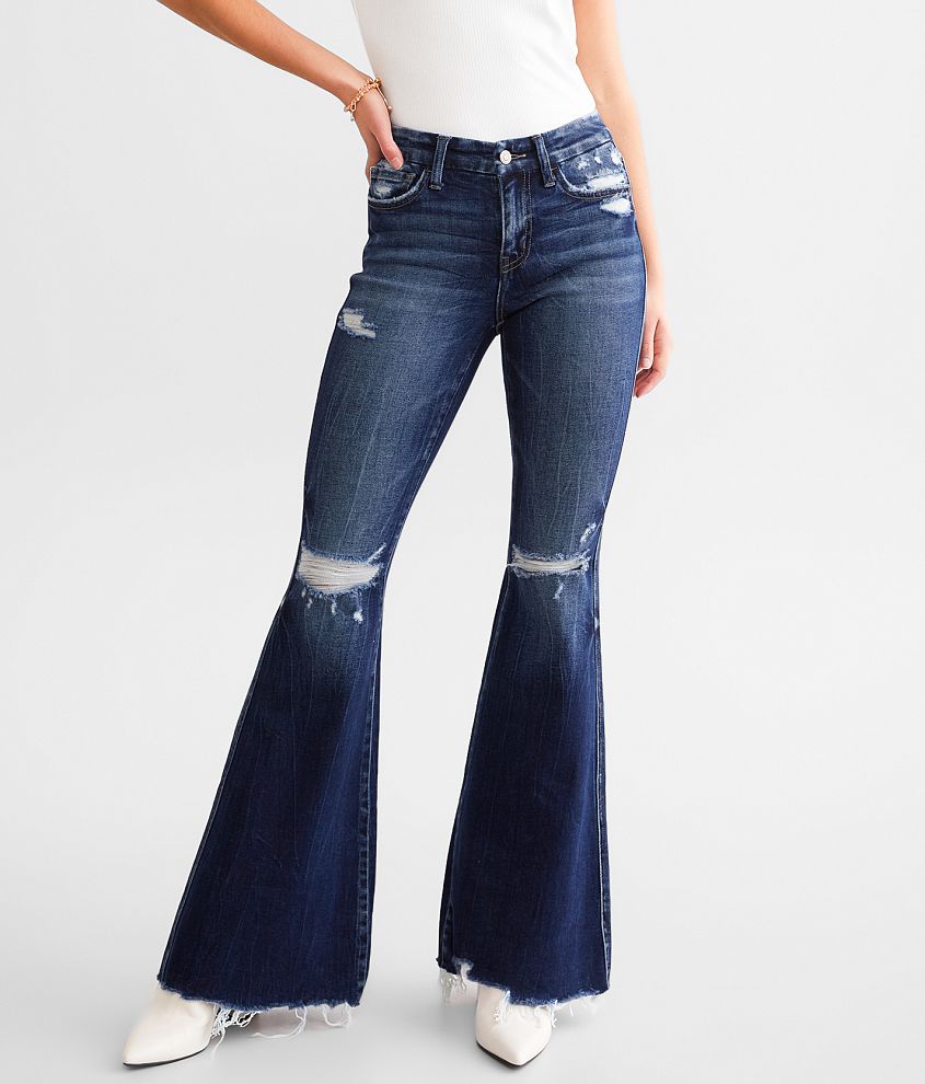 Flying Monkey Mid-Rise Flare Stretch Jean