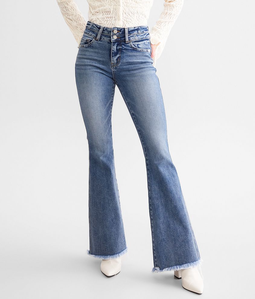 High Rise Flare Stretch Jean