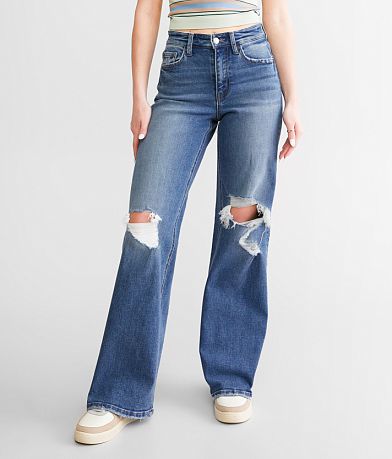 Flying Monkey Baggy Wide Leg Jean front view