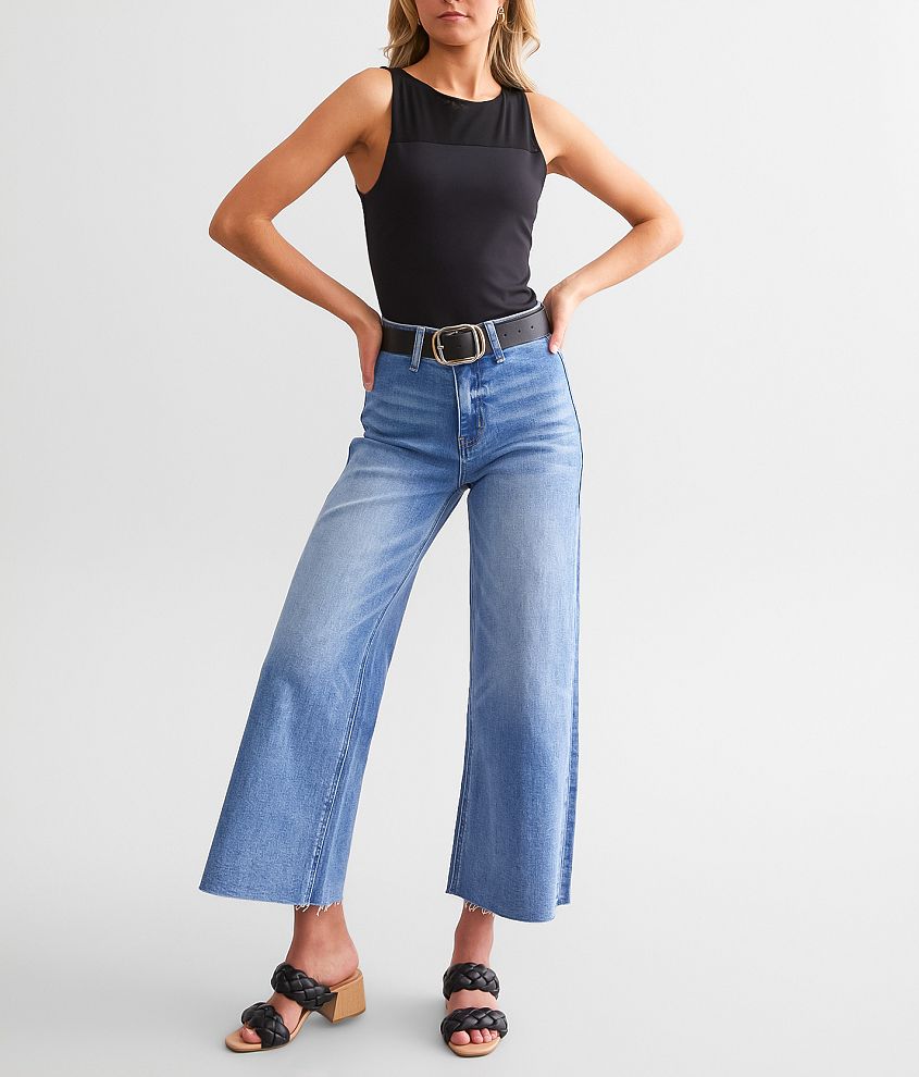 Flying Monkey Cropped Wide Leg Jean