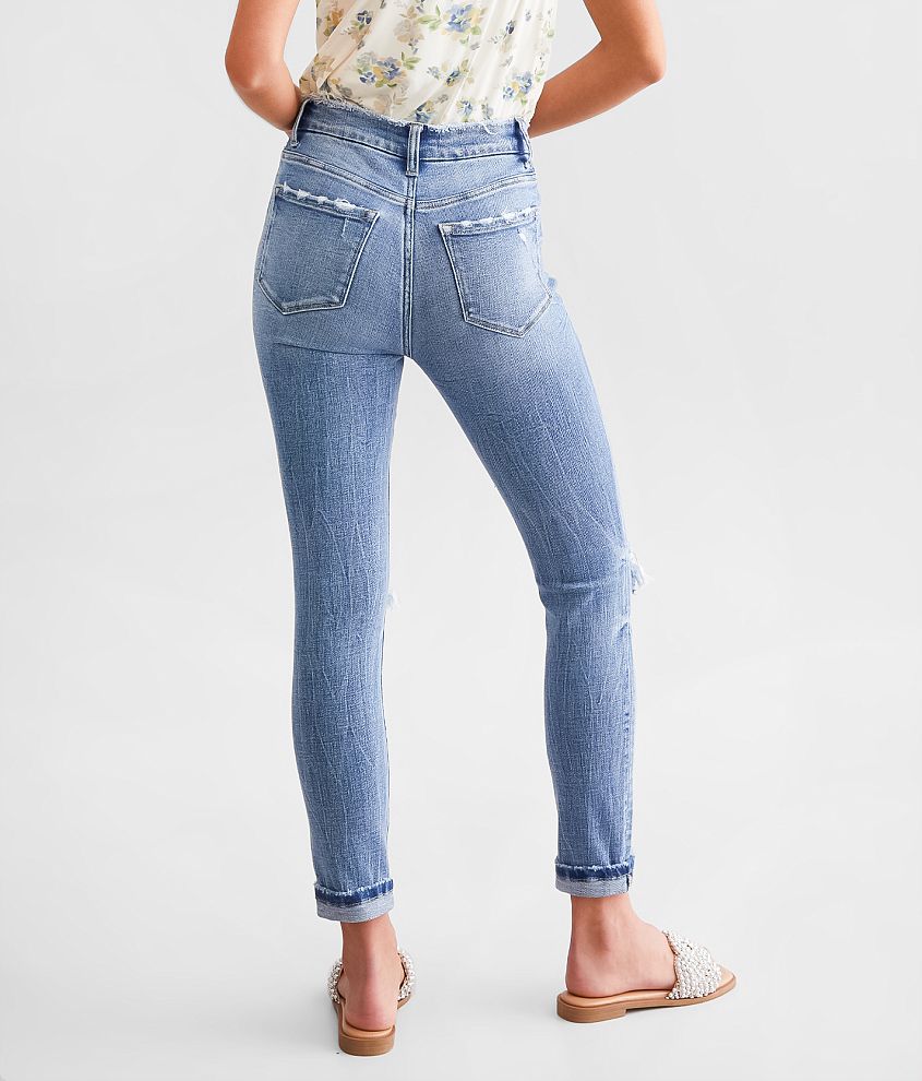High Rise Ankle Skinny Stretch Jean