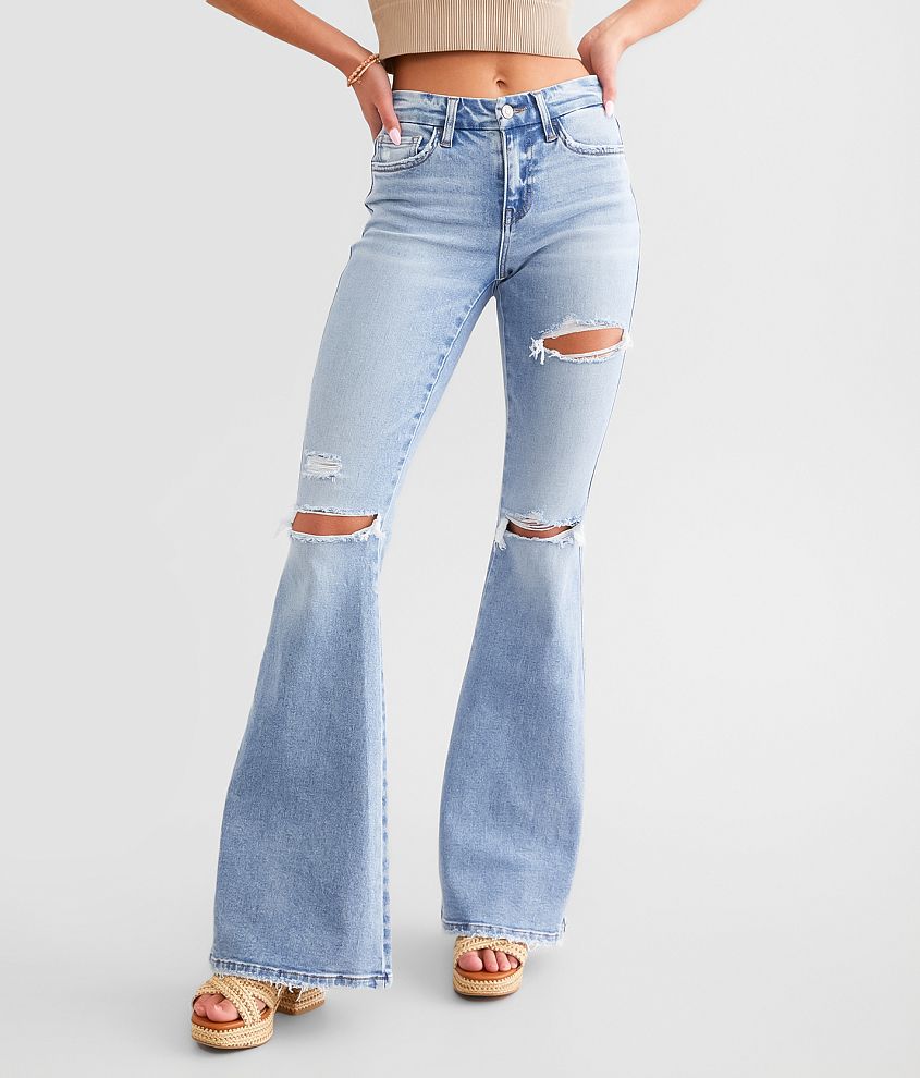 Flying Monkey Mid-Rise Flare Stretch Jean