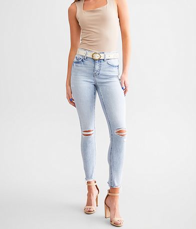 Flying Monkey High Rise Ankle Skinny Stretch Jean front view
