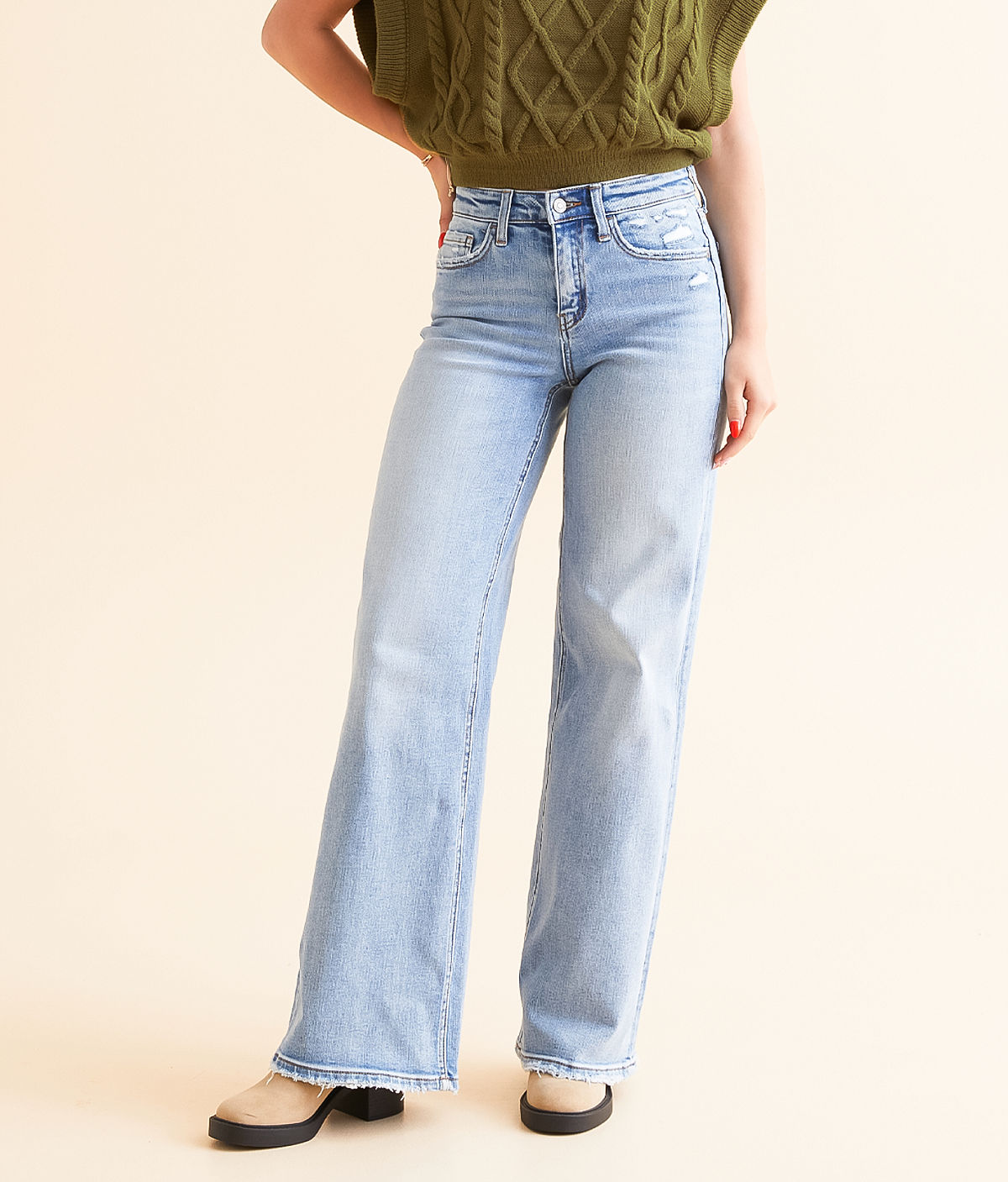 Flying Monkey Wide Leg Stretch Jean — Angelic by Buckle