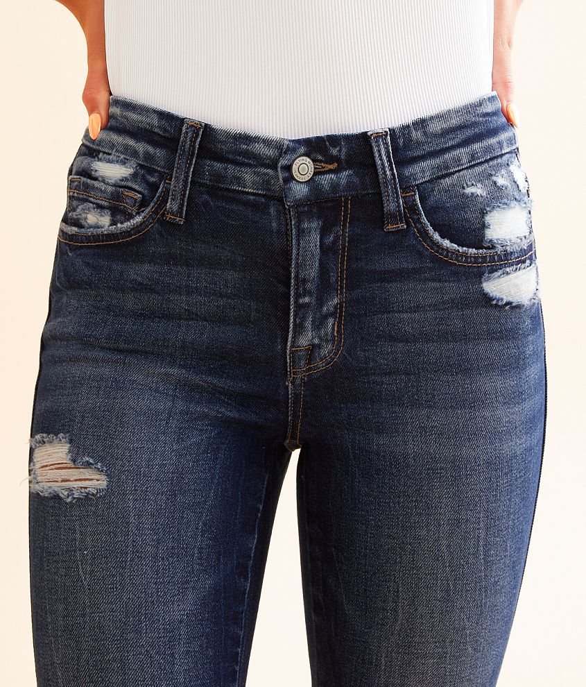 Mid-Rise Ankle Skinny Stretch Jean