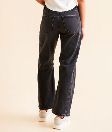 Flying Monkey High Rise Barrel Stretch Jean back view