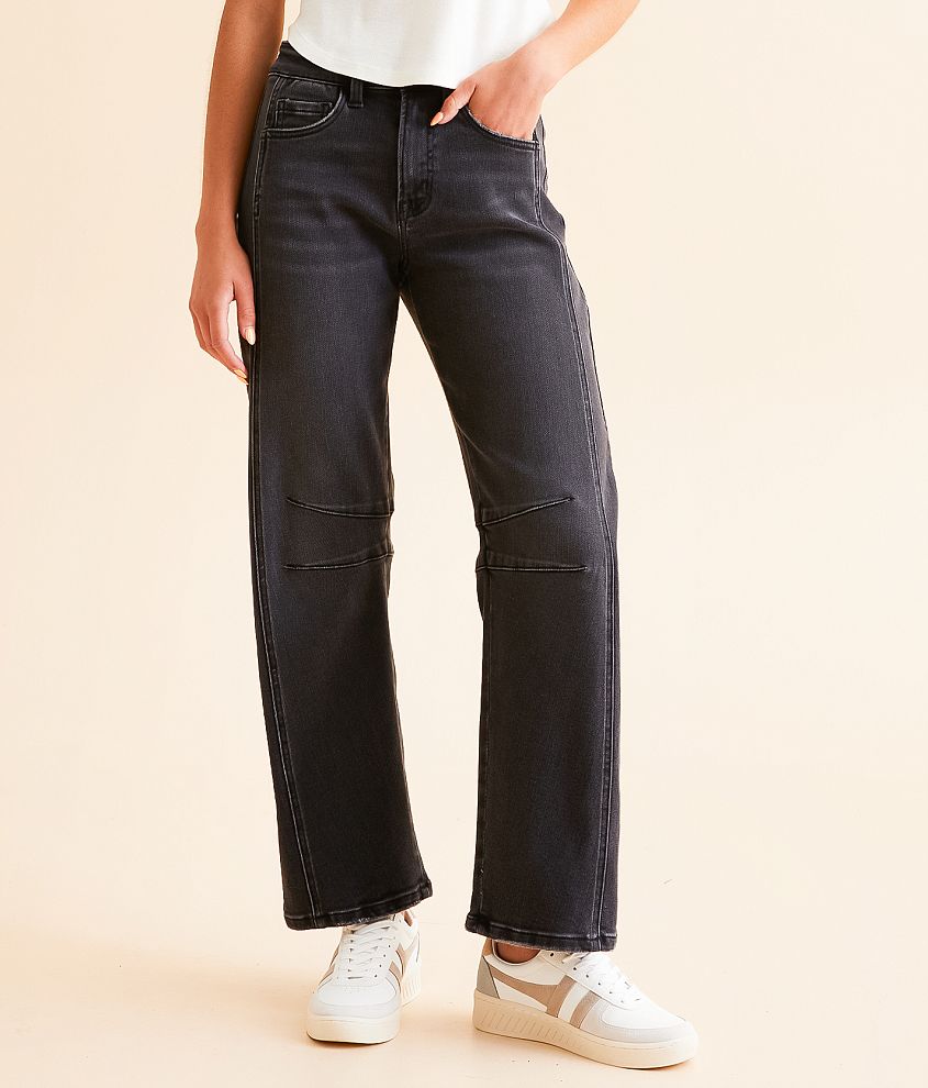 Flying Monkey High Rise Barrel Stretch Jean front view