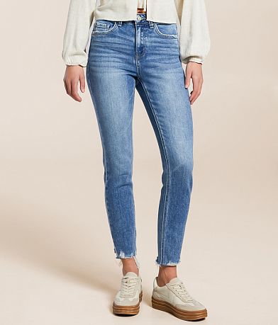Flying Monkey High Rise Ankle Skinny Stretch Jean front view