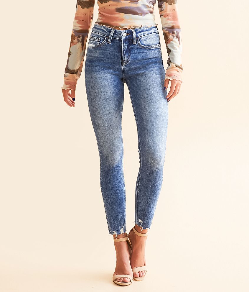 Flying Monkey Mid-Rise Ankle Skinny Stretch Jean front view