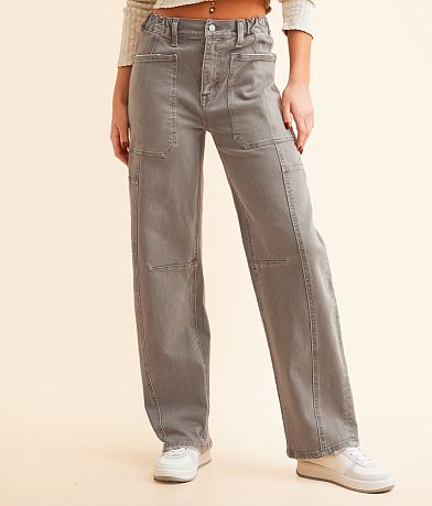 Flying Monkey High Rise Barrel Stretch Jean front view