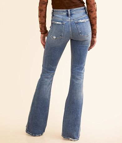 Flying Monkey Mid-Rise Flare Stretch Jean back view